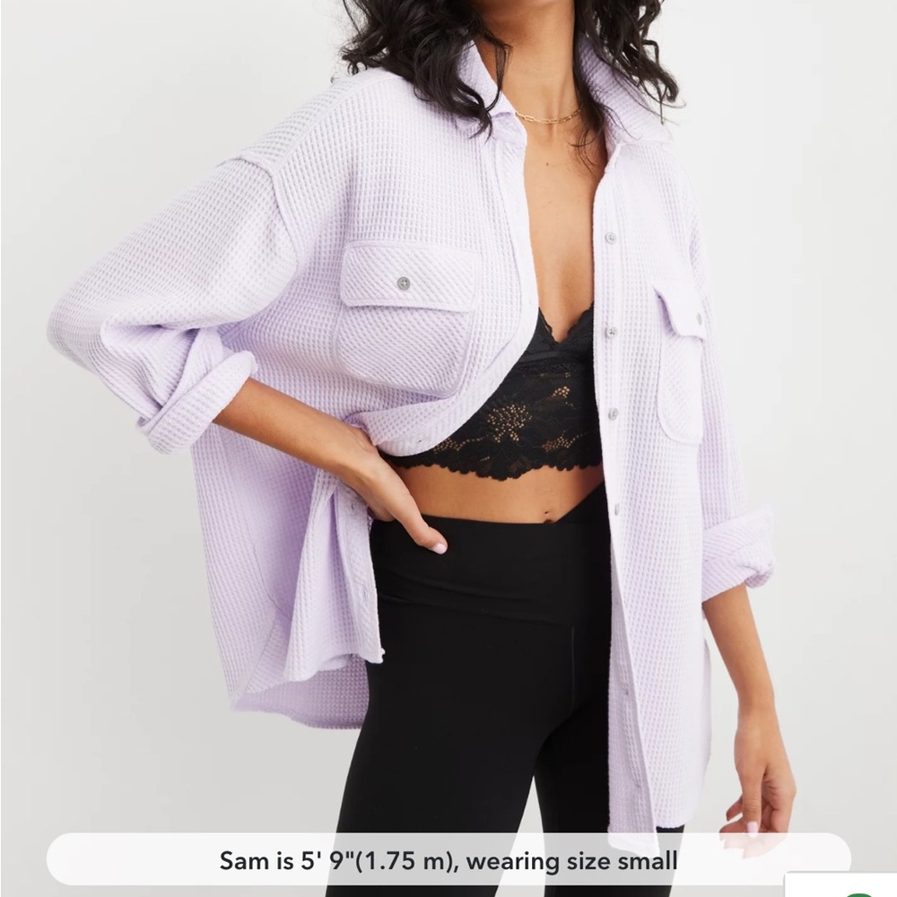 Aerie | Waffle Knit Lumberjane Shirt